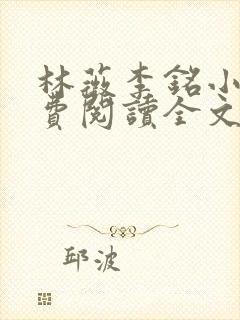 林薇李铭小说免费阅读全文最新章节