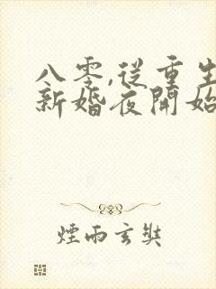 八零,从重生到新婚夜开始