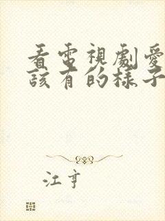 看电视剧爱情应该有的样子全集