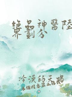 绝品神医陆逸境界划分