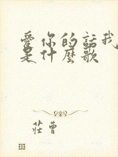 爱你的话我不说是什么歌