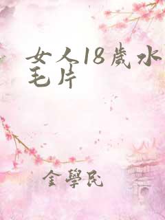 女人18岁水多毛片