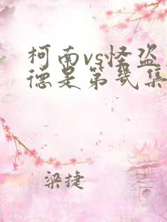 柯南vs怪盗基德是第几集