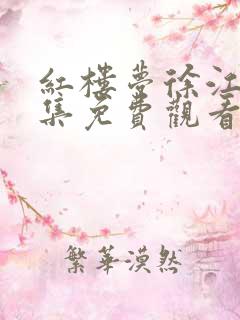 红楼梦徐江版全集免费观看