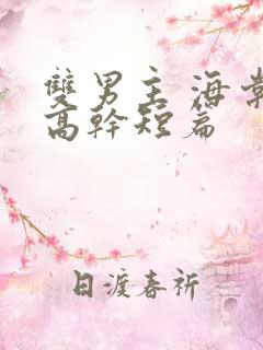 双男主 海棠 高干短篇