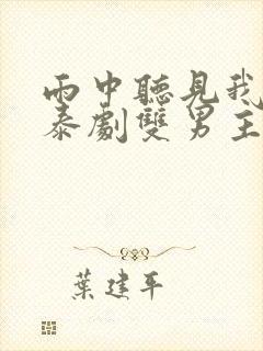 雨中听见我爱你泰剧双男主