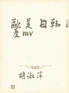 欧美 日韩 国产mv