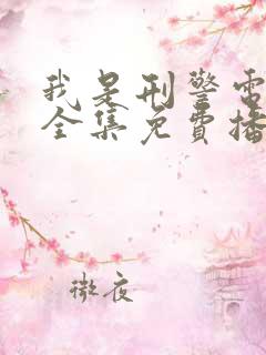 我是刑警电视剧全集免费播放