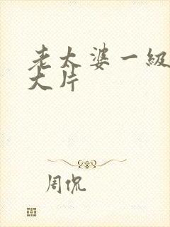 老太婆一级特黄大片