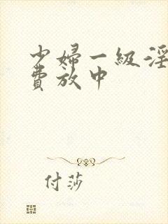 少妇一级淫片免费放中