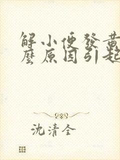 解小便发黄是什么原因引起的