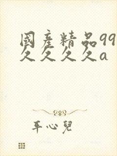 国产精品99久久久久久a