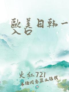 欧美日韩一级片入口