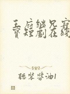 王府继兄宠我如宝短剧在线