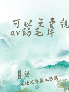 可以免费观看的av的毛片