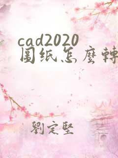 cad2020图纸怎么转成pdf