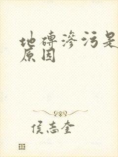 地砖渗污是什么原因