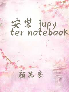 安装 jupyter notebook