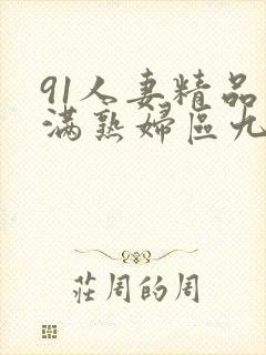 91人妻精品丰满熟妇区九色1区3区