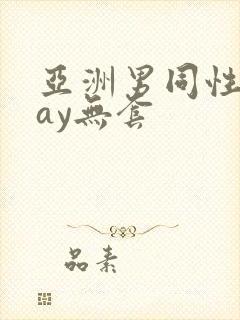 亚洲男同性恋gay无套