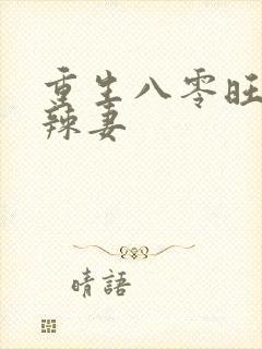 重生八零旺夫小辣妻