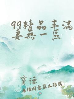 99精品丰满人妻无一区