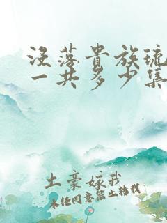 没落贵族琉璃川一共多少集