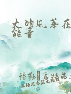 大明风华在哪里能看