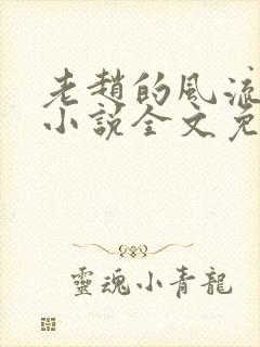 老赵的风流人生小说全文免费阅读