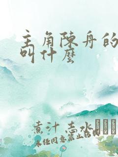 主角陈舟的小说叫什么