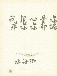 我用心爱你用心疼你你却偏要走