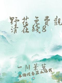 野花免费观看高清在线8