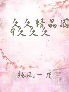 久久精品国产99久久久