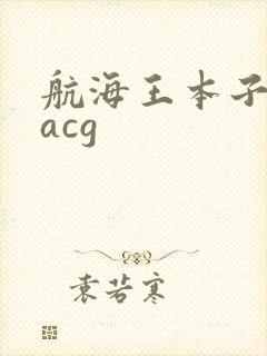 航海王本子里番acg