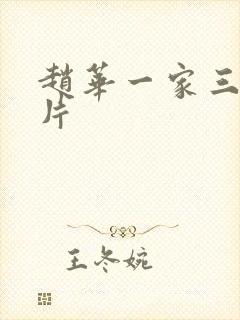 赵华一家三口照片