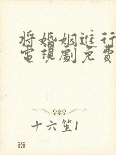 将婚姻进行到底电视剧免费全集观看