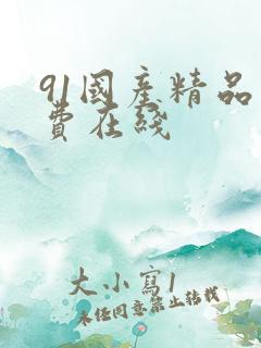 91国产精品免费在线