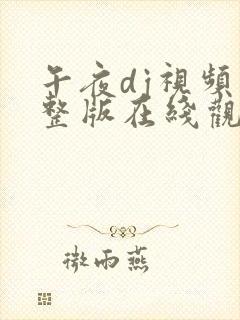 午夜dj视频完整版在线观看