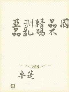 亚洲精品国产精品乱码不