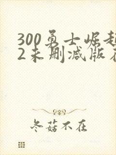 300勇士崛起2未删减版在哪里看