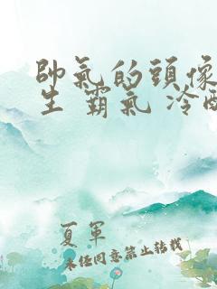 帅气的头像 男生 霸气 冷酷