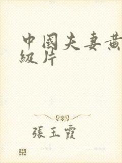 中国夫妻黄色一级片