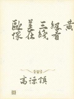 欧美三级黄色录像在线看