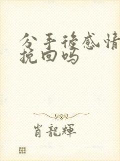 分手后感情还能挽回吗