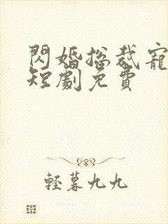 闪婚总裁宠上天短剧免费