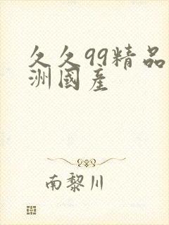 久久99精品亚洲国产