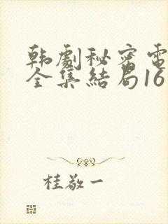 韩剧秘密电视剧全集结局16集免费