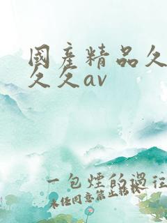 国产精品久久久久久av