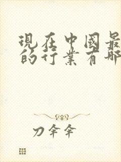 现在中国最挣钱的行业有哪些