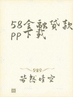 58金融贷款app下载